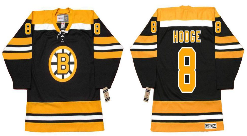 2019 Men Boston Bruins #8 Hodge Black CCM NHL jerseys->boston bruins->NHL Jersey